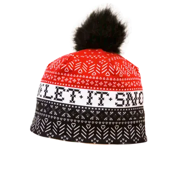 Čepice Čepice KRIMSON KLOVER Let It Snow Beanie Black