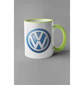 Hrnek s logem auta Volkswagen Barva: Zelená