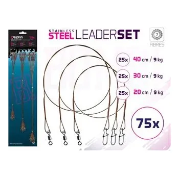 Set ocel. lanek BOMB! S obr. a karab. / 7 vláken-75x /35cm/9,12,15kg