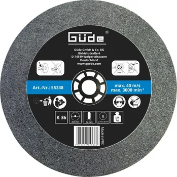 Brusný kotouč GUDE GÜDE Brusný kotouč 250 x 32 x 32 mm, K36
