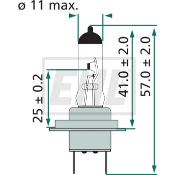 Autodoplněk Žárovka, 12V 55W, H7 44712972PRB1