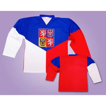 Hokejový dres ČR- vlajka Velikost: 158 cm(12-13 roky)