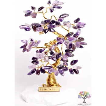 Drahý kámen Magieprirody.cz Ametystový stromeček štěstí 18 cm - B2 - #72