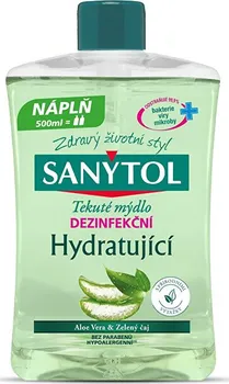 Mýdlo Sanytol Hydratující dezinfekční mýdlo Aloe Vera & Zelený čaj