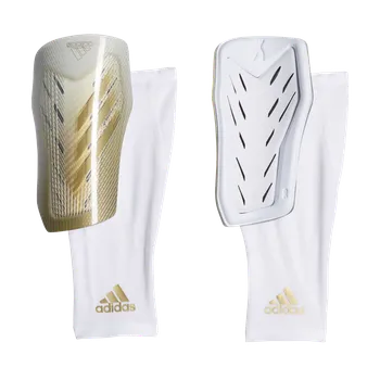 Fotbalový chránič adidas Performance X SG Pro bílé/zlaté M
