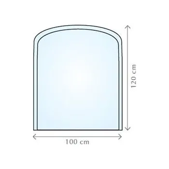 Fireglass 100x120 cm - sklo pod kamna 000-503