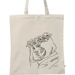 BIO plátěná taška s potiskem Vánoční cesmína