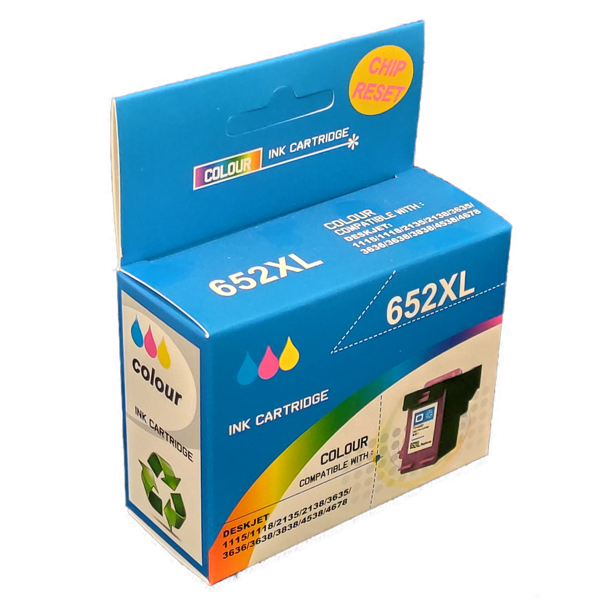 Cartridge HP 652 XXL, HP F6V24AE - kompatibilní (Barevná)