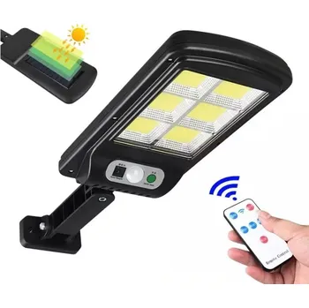 Zahradní dekorace Solar 210/2 Solární světlo s PIR čidlem pohybu 120 LED čistá bílá set 2 kusů (Solární lampa s dálkovým ovladačem)