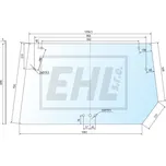 Zadní sklo 650886101