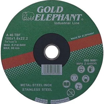 Brusný kotouč STREND Kotouč Gold Elephant 41AA 150x1,6x22,2 mm, ocel, inox, A46TBF 2230226