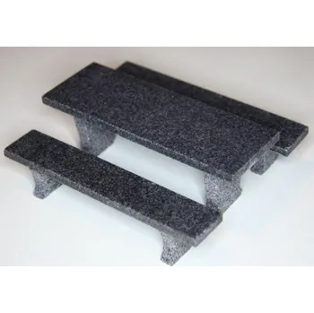 Modelová železnice Posezení granitové G - Miniaturbeton (Zahradní železnice)