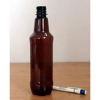 Láhev PET lahev 0,5 l hnědá cena=1ks