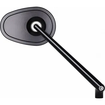 Zrcátko pro motocykl Zpětné zrcátko motocyklu MOTOGADGET MO.VIEW CLUB XL ECE černé - 1 kus (Zrcátka na motorku )