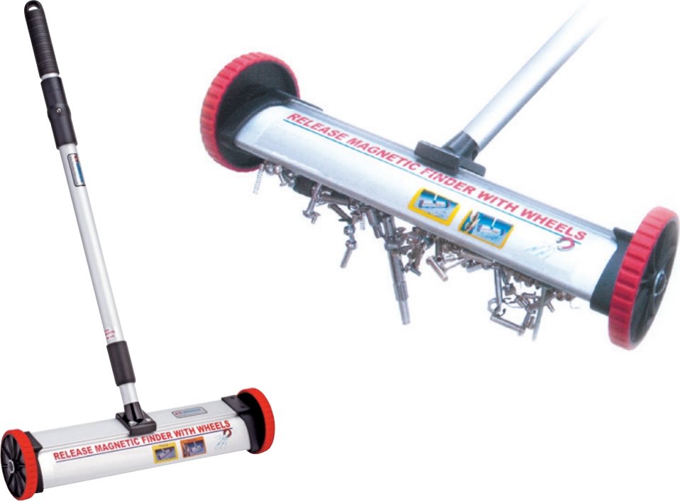 Sběrač kovových třísek na kolečkách (magnetický) VCC-19