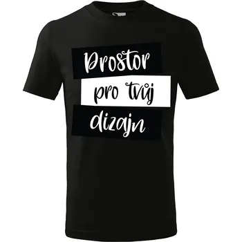 Dětské tričko s vlastním potiskem (krátký rukáv) Barva: Černá, Velikost: 158