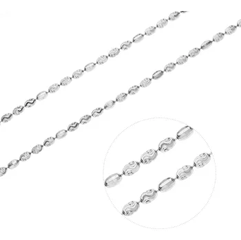 Řetízek Bealio BEALIO Stříbrný náhrdelník 3+1 VLNKY Délka řetízku: 42 cm 03-08991-0436