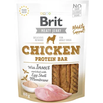Pro psa Brit Meaty Jerky Chicken Protein Bar with Insect 80 g