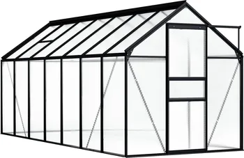 zahradní skleník VidaXL 48213 1,9 x 4,3 m PC 4 mm