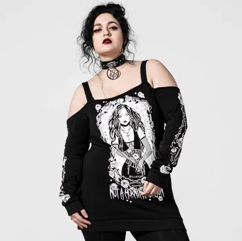 Dámská mikina mikina bez kapuce dámské - Morning Bardot - KILLSTAR - KSRA004282 - L