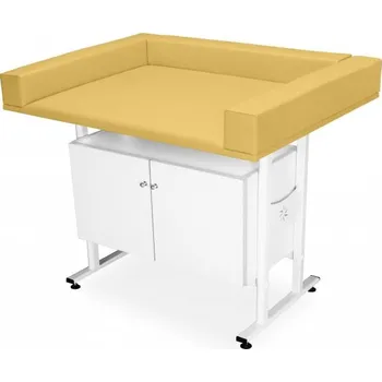 Masáž KLIRA PLUS Vyšetřovací stůl pro novorozence se skříňkou Barva č.: 8. Tmavě žlutá