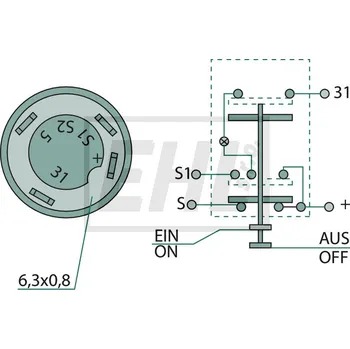 Autodíl Tlačítkový Spínač 50704008