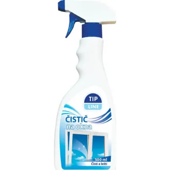 Čisticí prostředek na okna TIP LINE čistič oken s rozprašovačem 500 ml