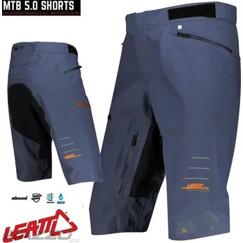 Cyklistické kalhoty Nepromokavé kraťasy na kolo Leatt MTB 5.0 All-Mtn Shorts Rust 2022 36