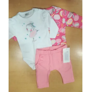 Kojenecké oblečení Souprava 2x body+kalhoty Karen Velikost: 80, Vzor: Baletka