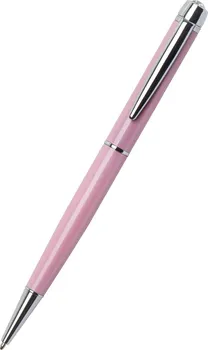 Art Crystella Kuličkové pero Lily Pen růžové s bílými krystaly Swarovski