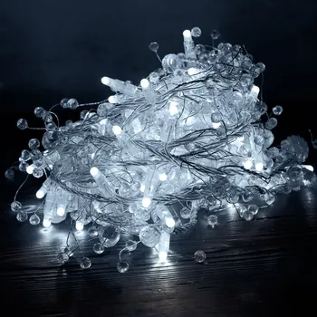 Vánoční osvětlení Decoled SFC28 řetěz 80 LED ledová bílá