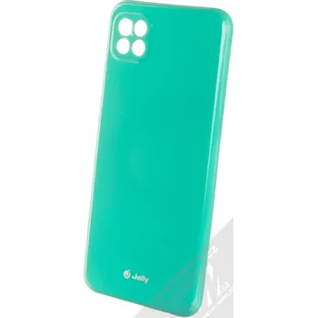 Pouzdro na mobilní telefon 1Mcz Jelly TPU ochranný kryt pro Samsung Galaxy A22 5G mátově zelená (mint green)