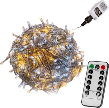 Vánoční osvětlení Voltronic M67601 světelný řetěz 50 LED teplá i studená bílá