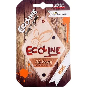 Vůně do auta AirFresh Ecoline - Orange, dřevěný osvěžovač
