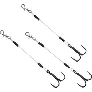 3ks - Hotový Návazec Delphin BOMB! Twisto Rigs Fluorocarbon Délka 6cm Velikost Háčku 6