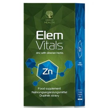 Siberian Health ElemVitals Zinek se sibiřskými bylinami 60 cps.
