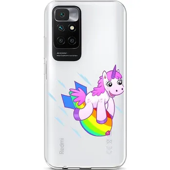 Pouzdro na mobilní telefon Kryt Xiaomi Redmi 10 silikon Flying Unicorn (obal neboli pouzdro na Xiaomi Redmi 10)