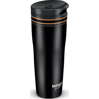 Termohrnek Termohrnek LAMART - černo-oranžová / 360 ml