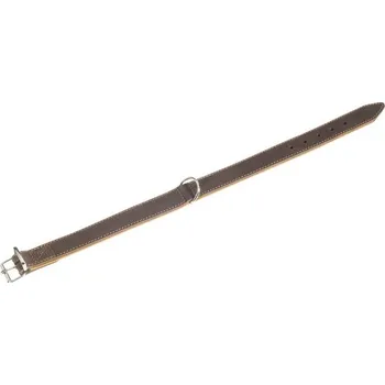 Obojek pro psa Obojek pro psy Karlie Rondo kožený vel. XL 32 mm x 57 cm hnědý