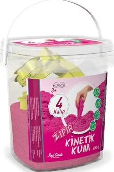 kinetický písek Red Castle Kinetický písek v kyblíku 500 g