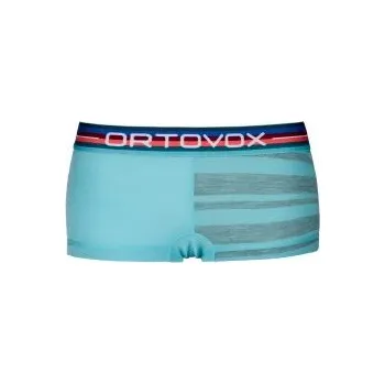 Dámské termoprádlo Ortovox 185 ROCK'N'WOOL HOT PANTS W ice waterfall XS; Modrá kalhotky + DÁREK DLE VÝBĚRU!