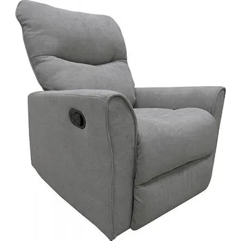 Křeslo HARPER relaxační křeslo, světle šedobéžová