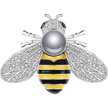 Brož Brož včela medonosná, včelka s perlou