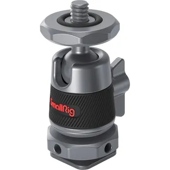 Stativ SmallRig Mini kulová hlava do sáněk i na stativ až 1,5kg - odnímatelné sáňky