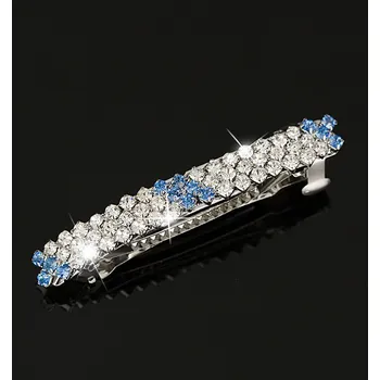 Souprava šperků B-TOP Spona do vlasů s modrými kamínky