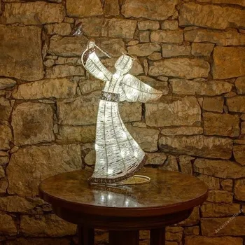 Vánoční světelná dekorace Decoled KZ 3DA50 dekorace 40 LED studená bílá