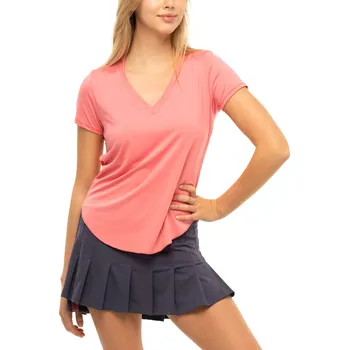 Dámské tričko Dámské tričko Lucky in Love Patch Stripe S/S Melon S