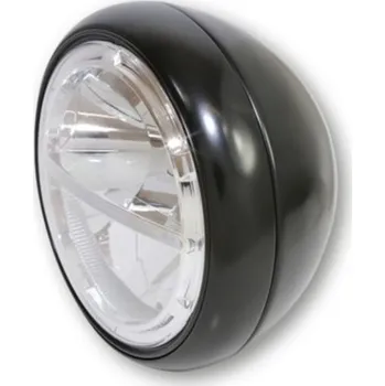 Osvětlení pro motocykl HIGHSIDER LED moto přední světlo VOYAGE černé