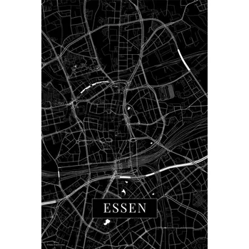 Plakát Plakát, Obraz - Essen black