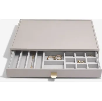 Šperkovnice Box na šperky Stackers Taupe Supersize All In One